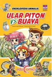 Image of Ensiklopedia Animalia : Ular Piton vs Buaya